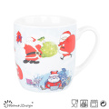 Venta caliente de la taza de la porcelana de 12oz